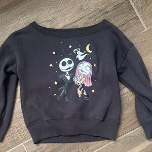 Abercrombie Kids Charcoal Sweatshirt with Jack and Sally